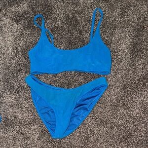 Triangl Blue Bikini Set